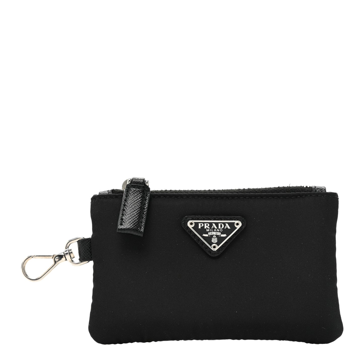 Tessuto Nylon Key Pouch Black