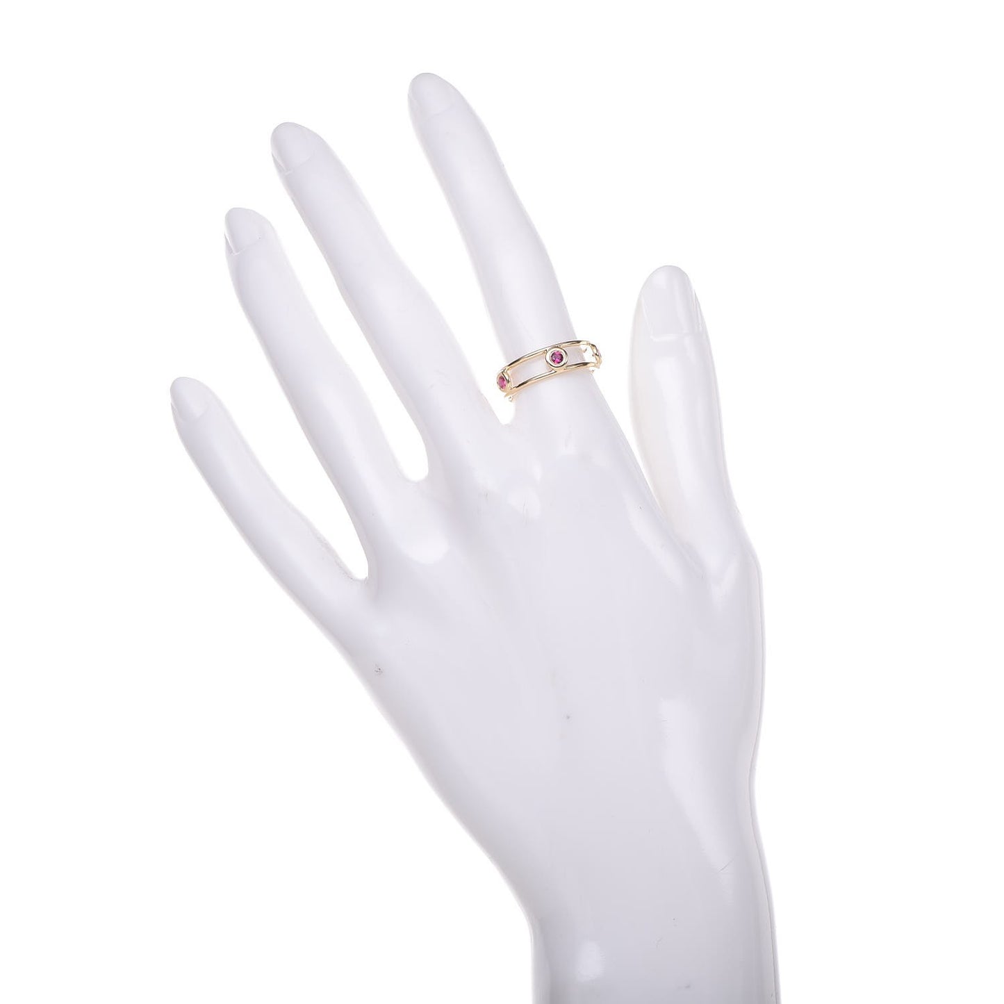 18K Yellow Gold Ruby Elsa Peretti Color By The Yard Ring 52 6
