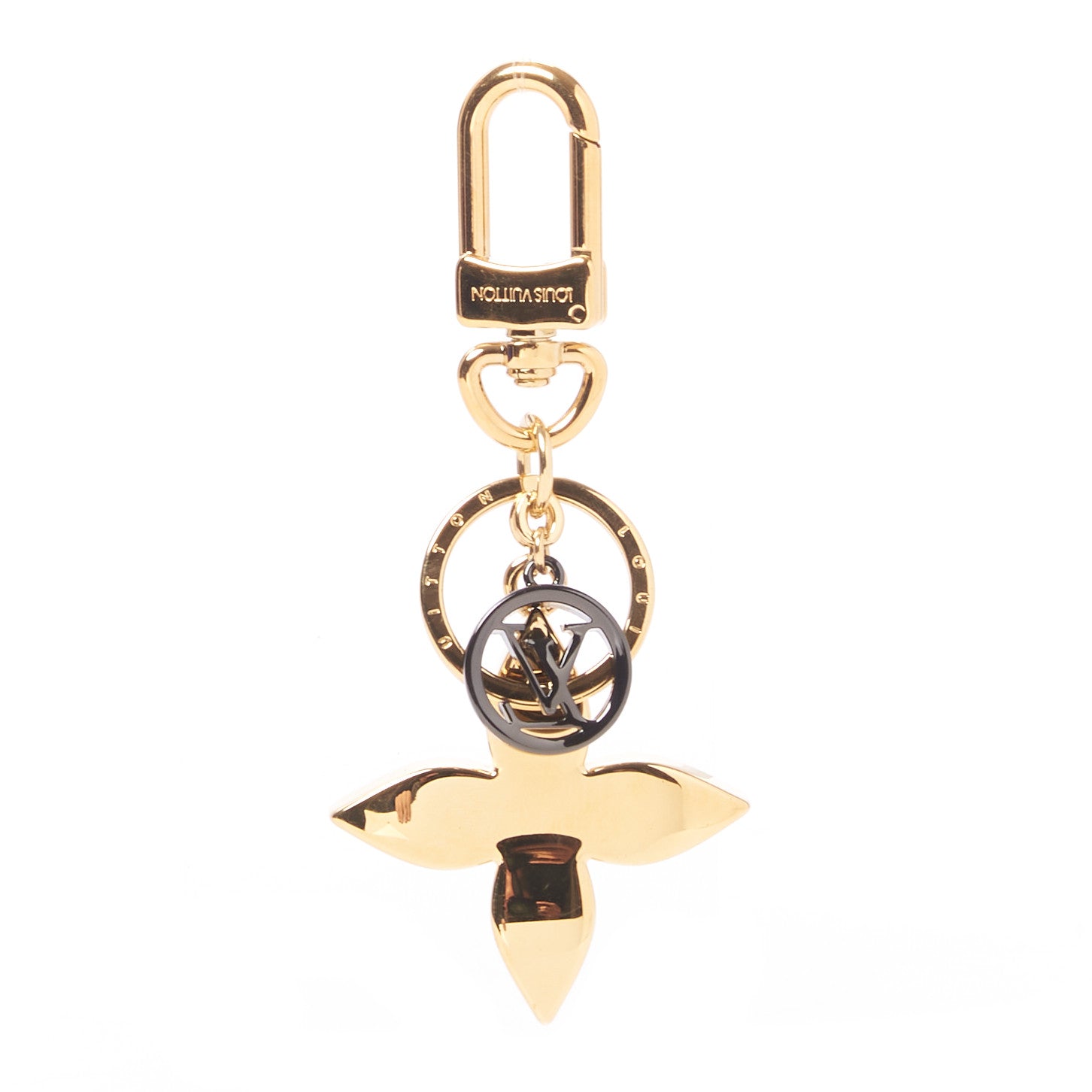 Louis Vuitton Blossom Dream Bag Charm Key Holder Gold 3 of 4