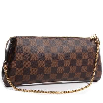 Louis Vuitton Damier Ebene Eva Clutch 3 of 8