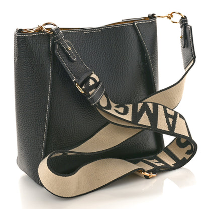 Stella McCartney Eco Alter Nappa Perforated Logo Mini Crossbody Black 2 of 10