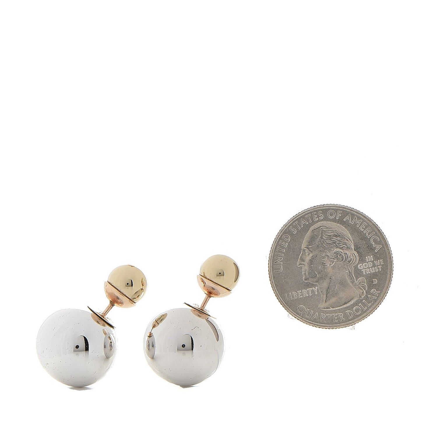 Mise En Dior Tribal Earrings Gold Silver