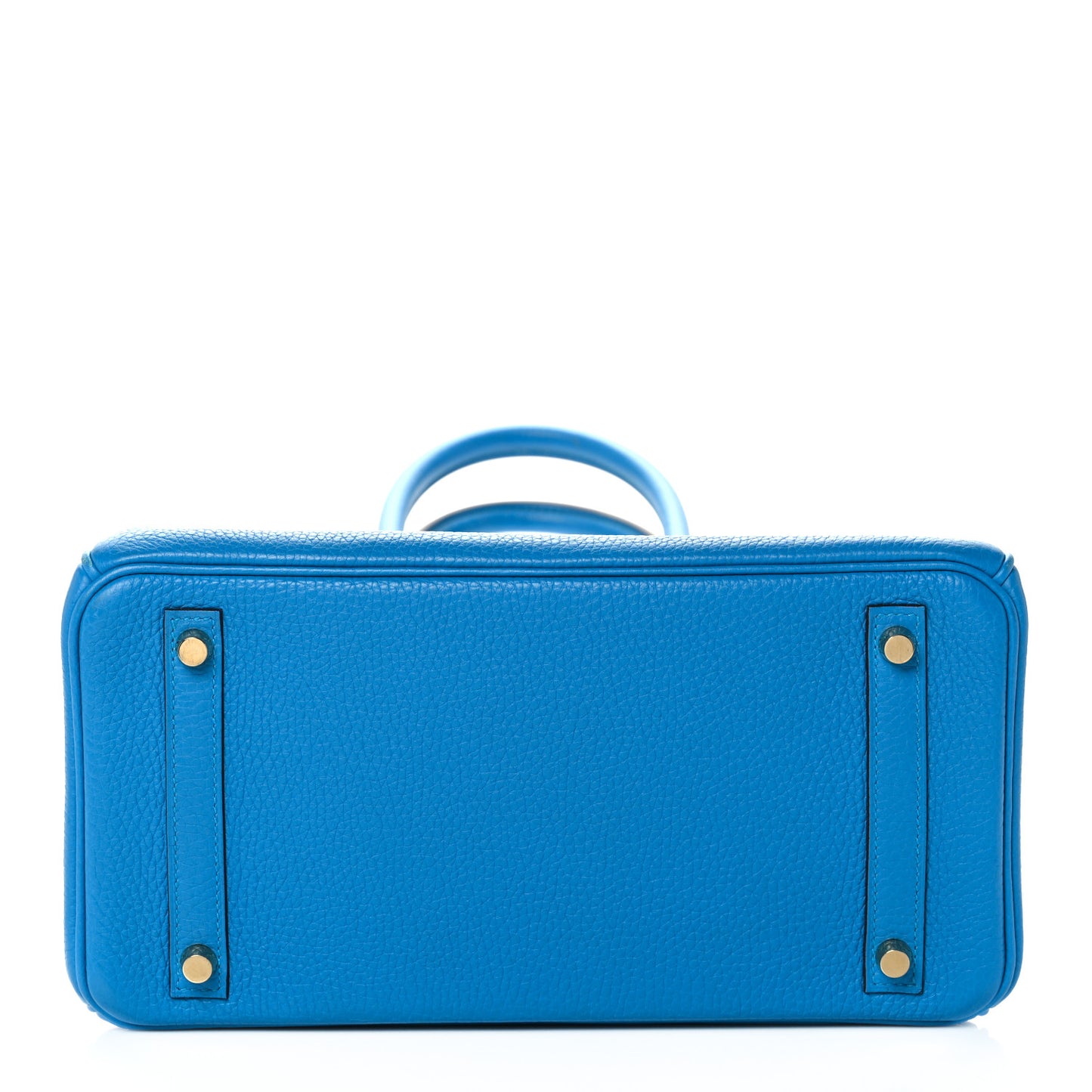 Taurillon Clemence Birkin 30 Bleu Zanzibar