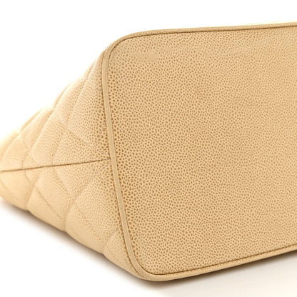 Chanel Caviar Quilted Medallion Tote Beige 9 of 14
