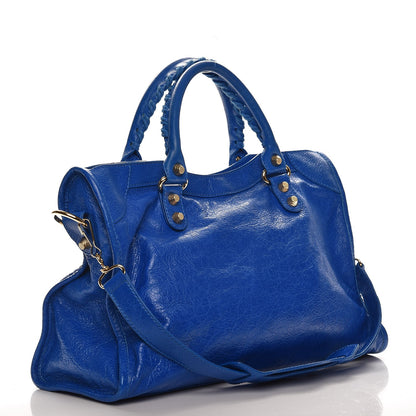 Balenciaga Agneau Giant 12 Gold Hardware City Bleu Lazuli 4 of 8