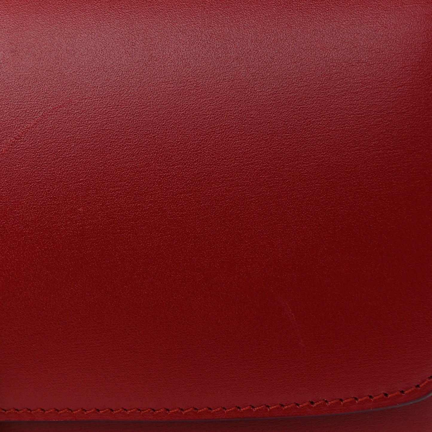 Box Calfskin Medium Classic Box Flap Bag Red
