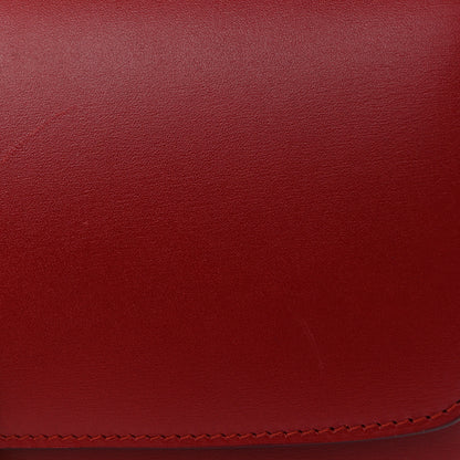 Celine Box Calfskin Medium Classic Box Flap Bag Red 11 of 11