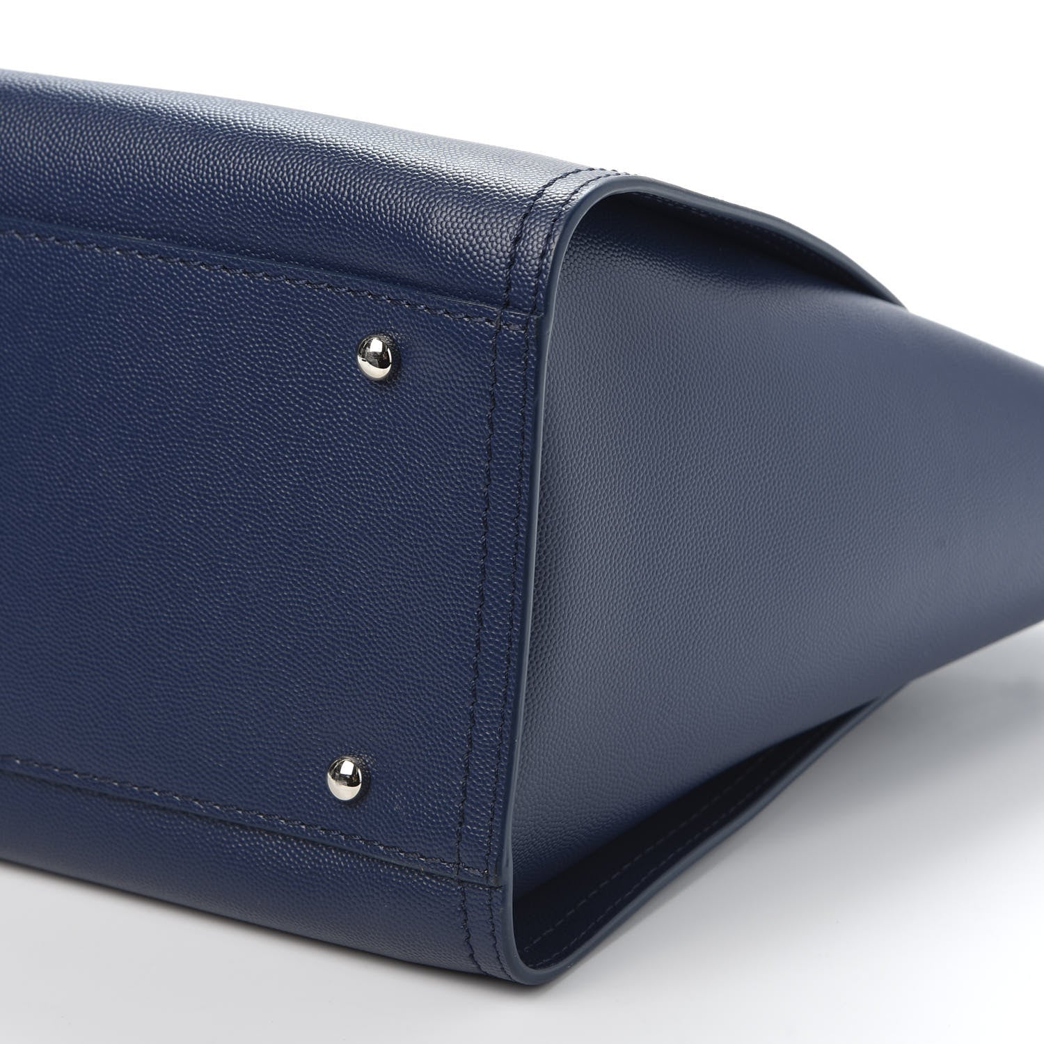 Chanel Caviar Small Studded Deauville Tote Navy 6 of 10