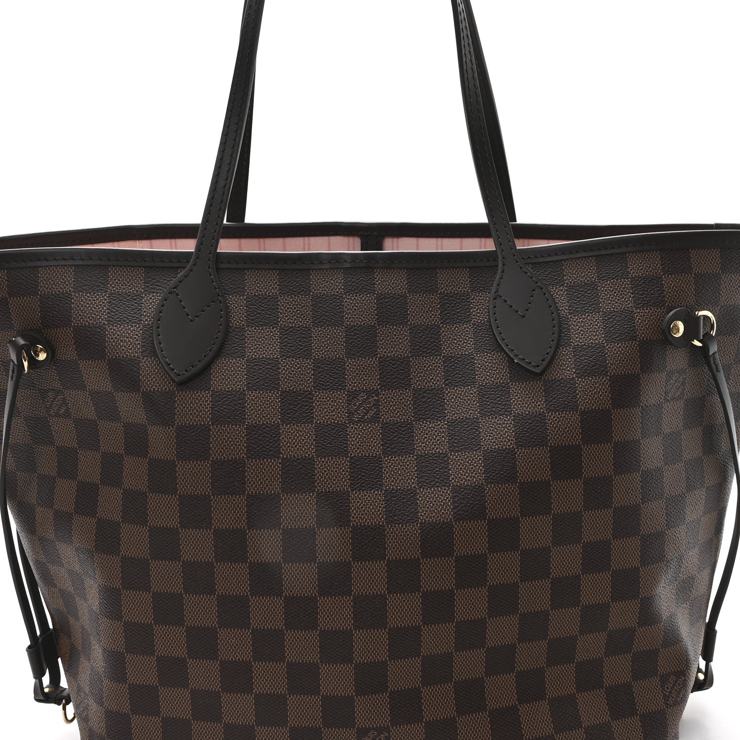 Louis Vuitton Damier Ebene Neo Neverfull MM Rose Ballerine 8 of 10
