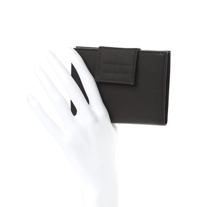 Prada Tessuto Nylon French Wallet Black 2 of 8