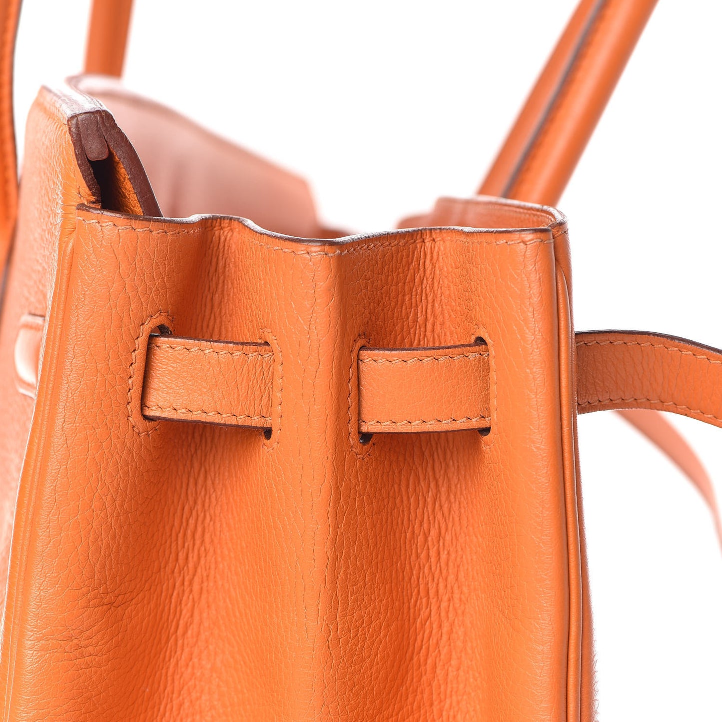 Taurillon Clemence Birkin 40 Orange
