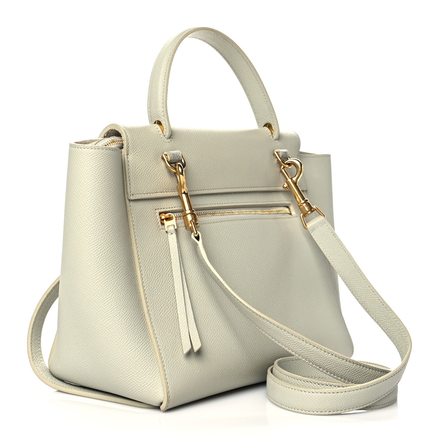 Celine Grained Calfskin Micro Belt Bag Vert D'eau 3 of 10