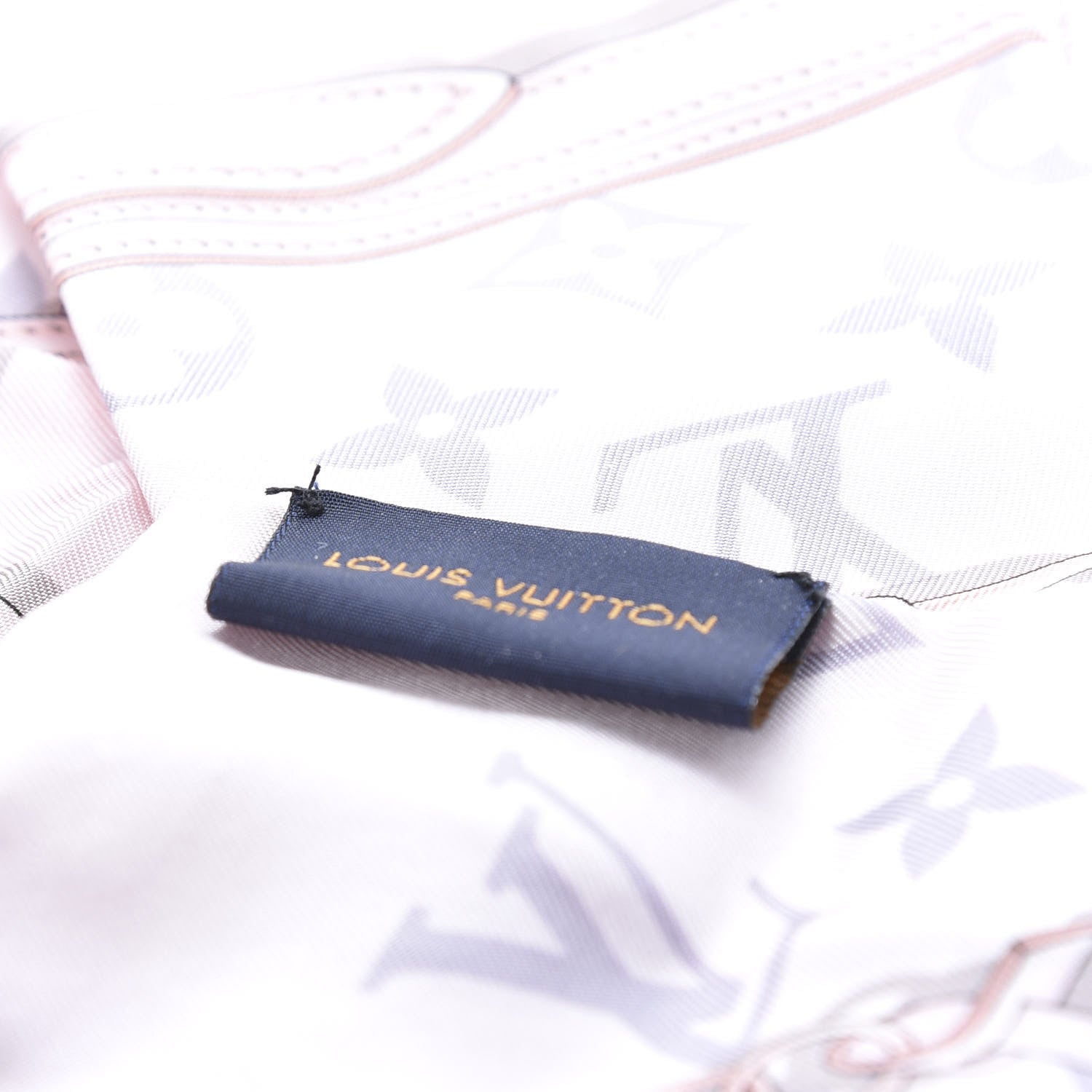 Louis Vuitton Silk Monogram Confidential Bandeau Light Pink 5 of 6