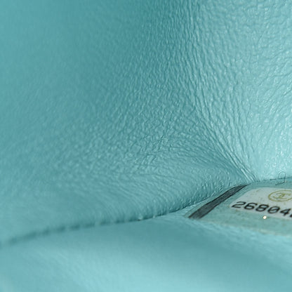 Chanel Caviar Quilted Medium Double Flap Light Blue 7 of 11