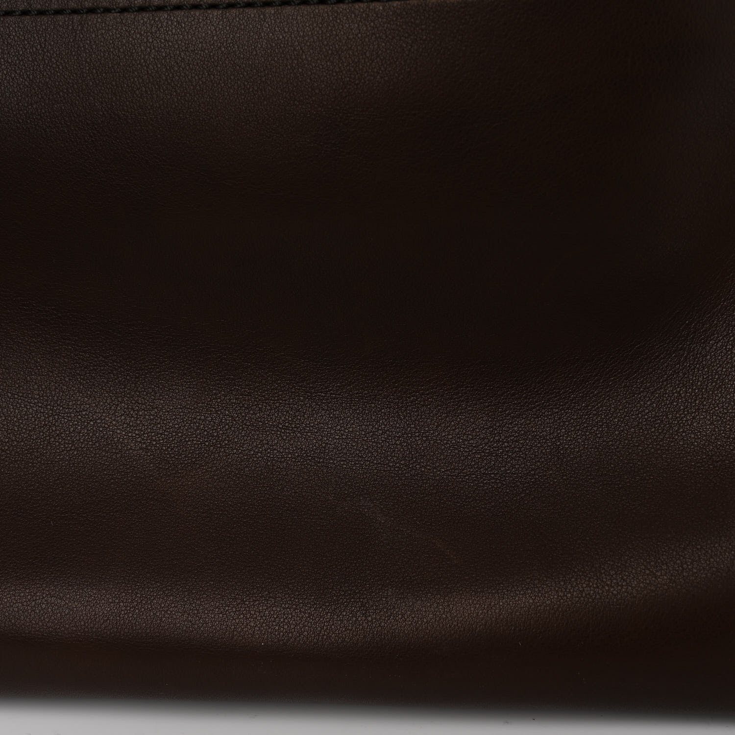 The Row Polished Saddle Calfskin Soft Margaux 15 Deep Brown 10 of 10