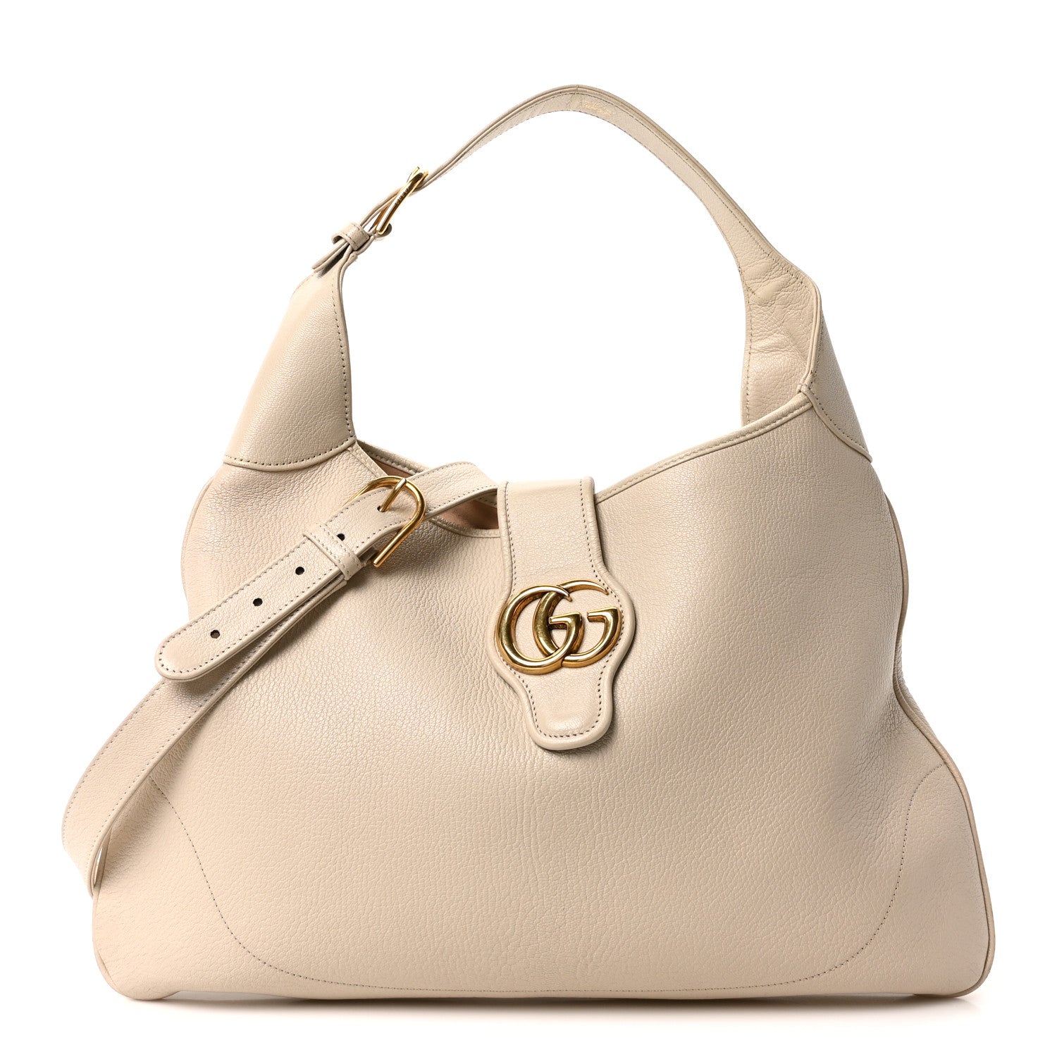 Gucci Goatskin Large Aphrodite Shoulder Bag Mystic White 1 of 10