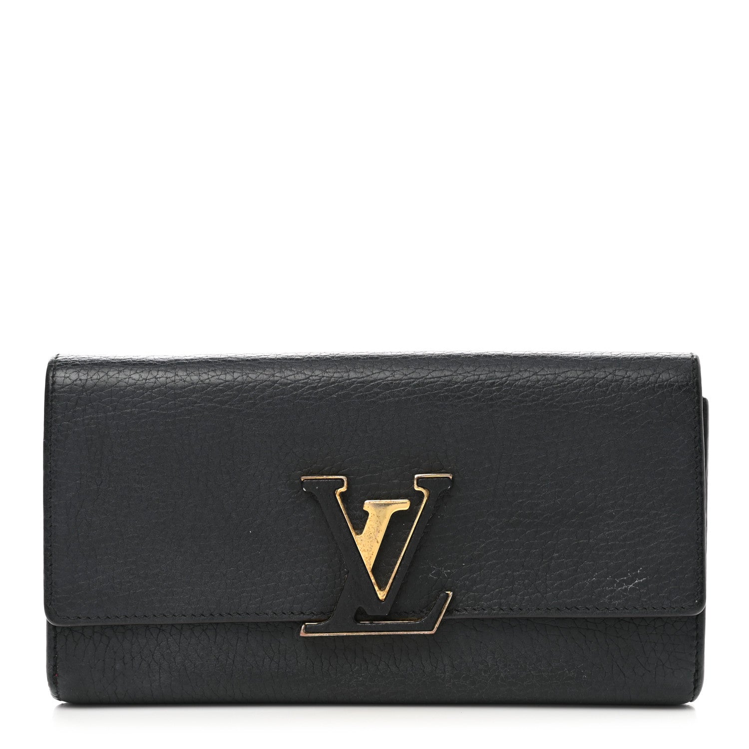 Louis Vuitton Taurillon Capucines Wallet Black 1 of 12