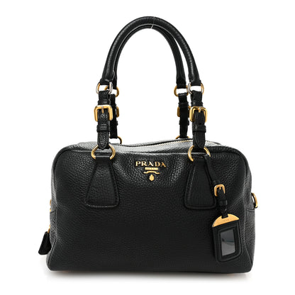 Prada Vitello Daino Bauletto Black 1 of 10
