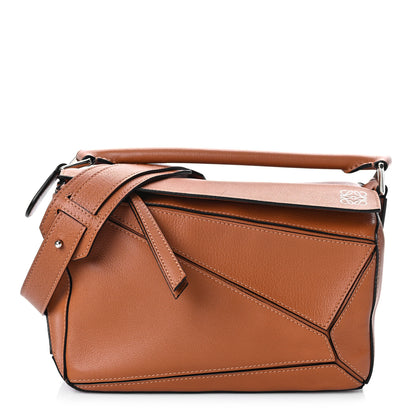 Loewe Calfskin Small Puzzle Bag Tan 1 of 11