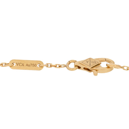 Van Cleef & Arpels 18K Yellow Gold Diamond Mini Frivole Bracelet 3 of 3