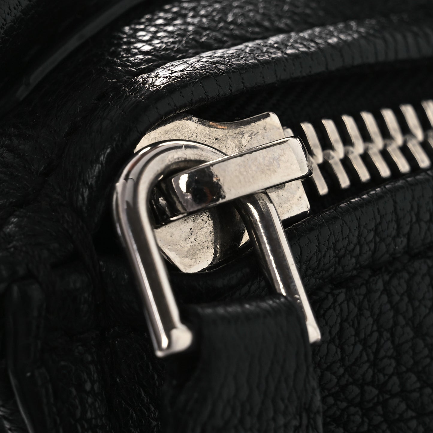Sugar Goatskin Small Pandora Black