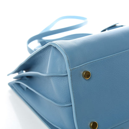 Saint Laurent Grained Calfskin Small Sac De Jour Light Blue 11 of 19