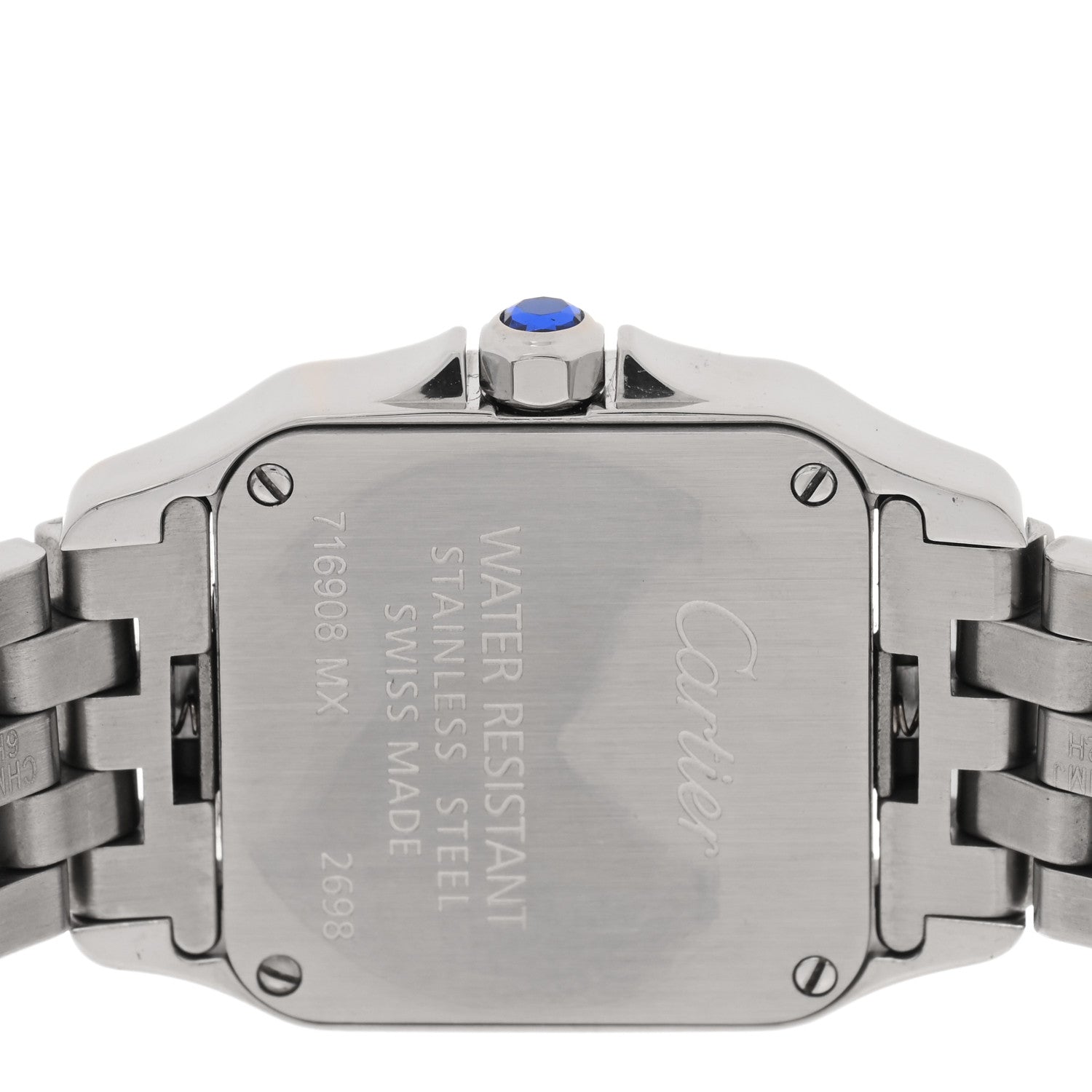 Cartier Stainless Steel 20mm Santos Demoiselle Quartz Watch 4 of 5