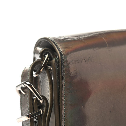 Proenza Schouler Metallic Patent PS11 Wristlet Clutch Brown 13 of 13