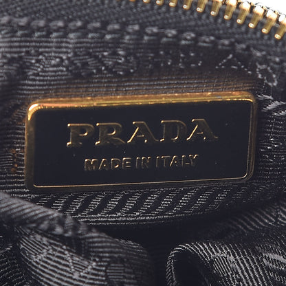 Prada Tessuto Nylon Chevron Bag Black 8 of 11