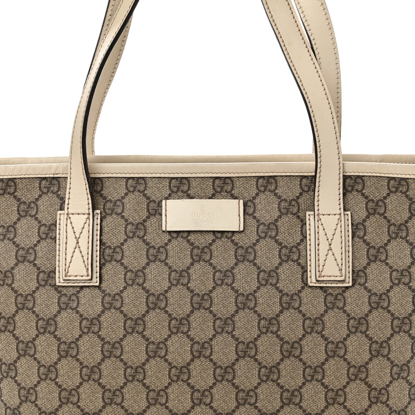GG Supreme Monogram Small Joy Tote White