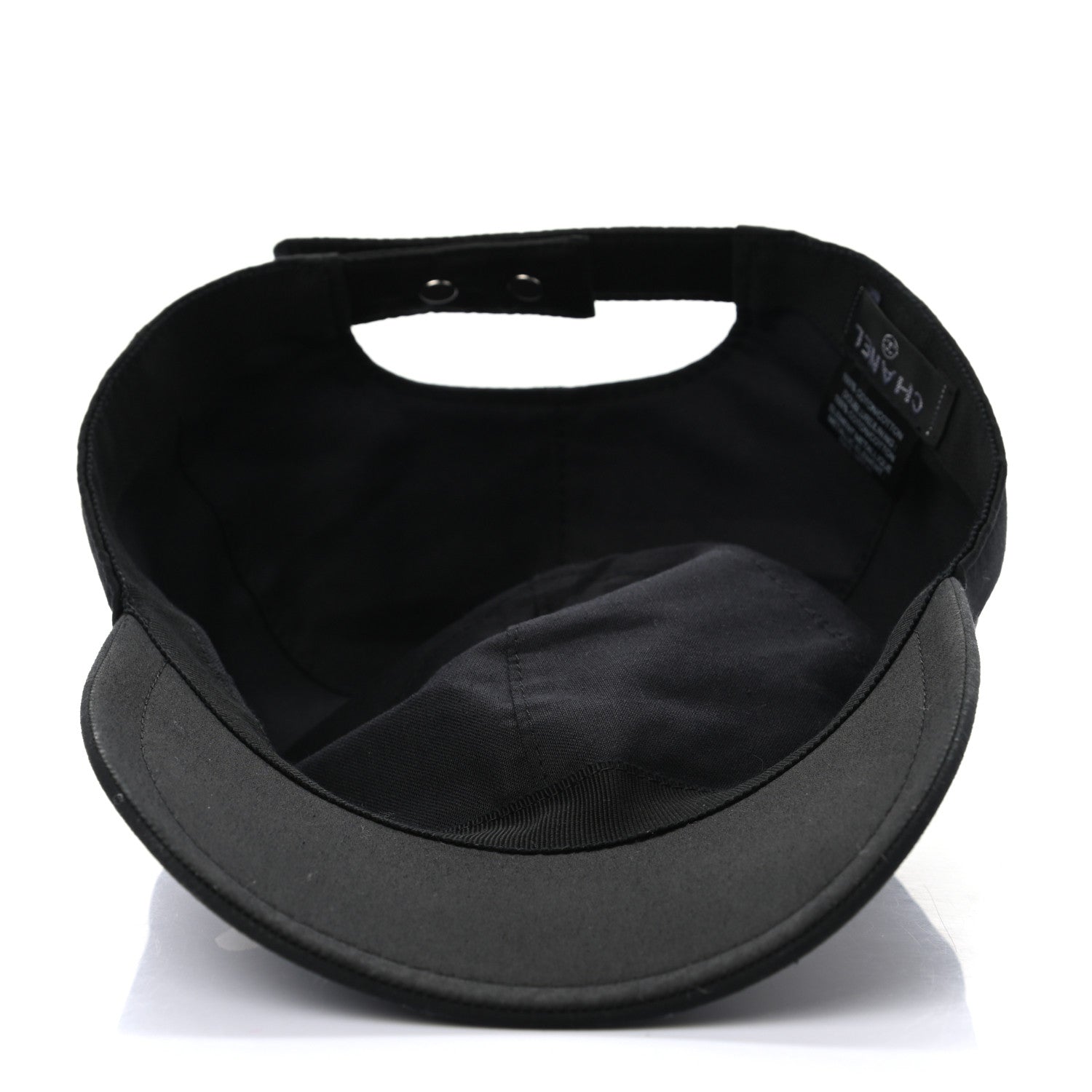 Chanel Cotton CC Cap Hat Black 7 of 8