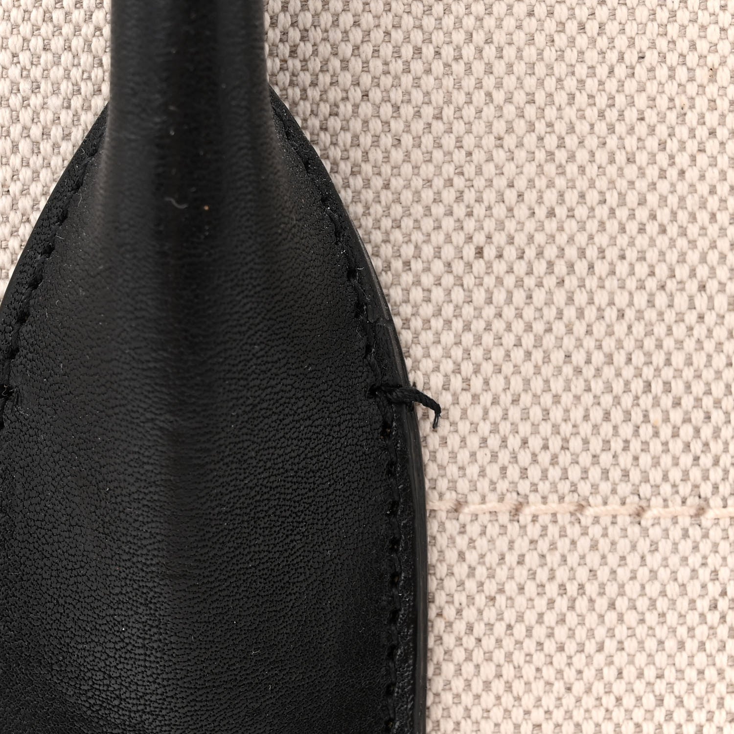 Saint Laurent SAINT LAURENT Linen Calfskin Small Rive Gauche Tote Greggio Natural 12 of 13