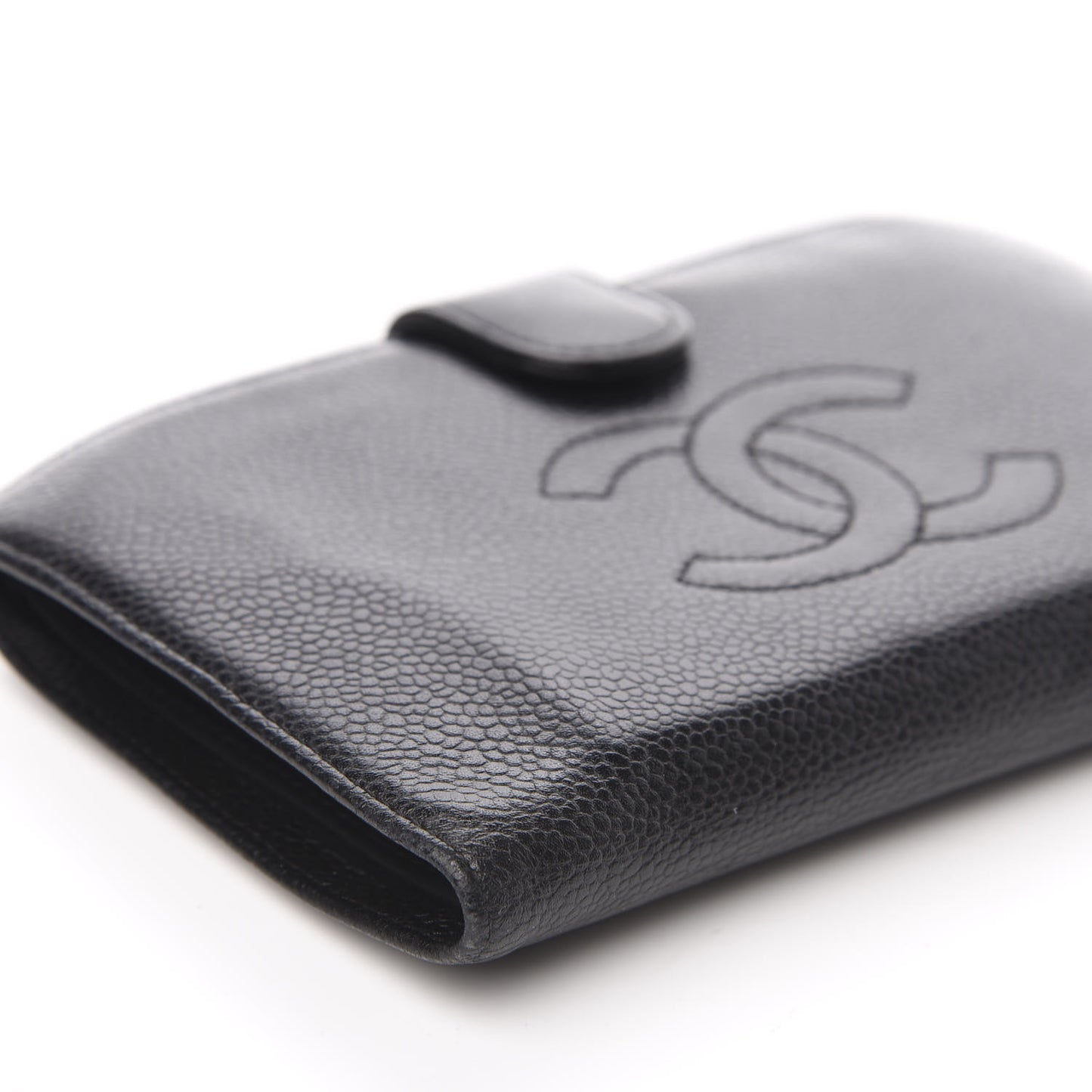 Caviar Timeless CC French Wallet Black