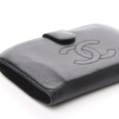 Chanel Caviar Timeless CC French Wallet Black 8 of 14