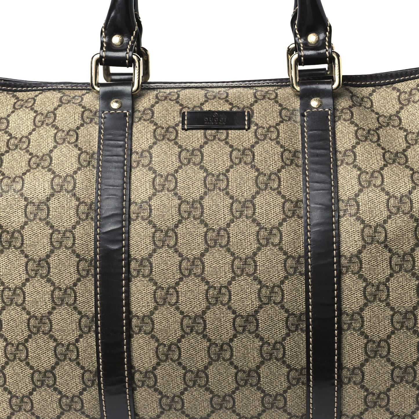 GG Plus Monogram Medium Joy Boston Dark Brown