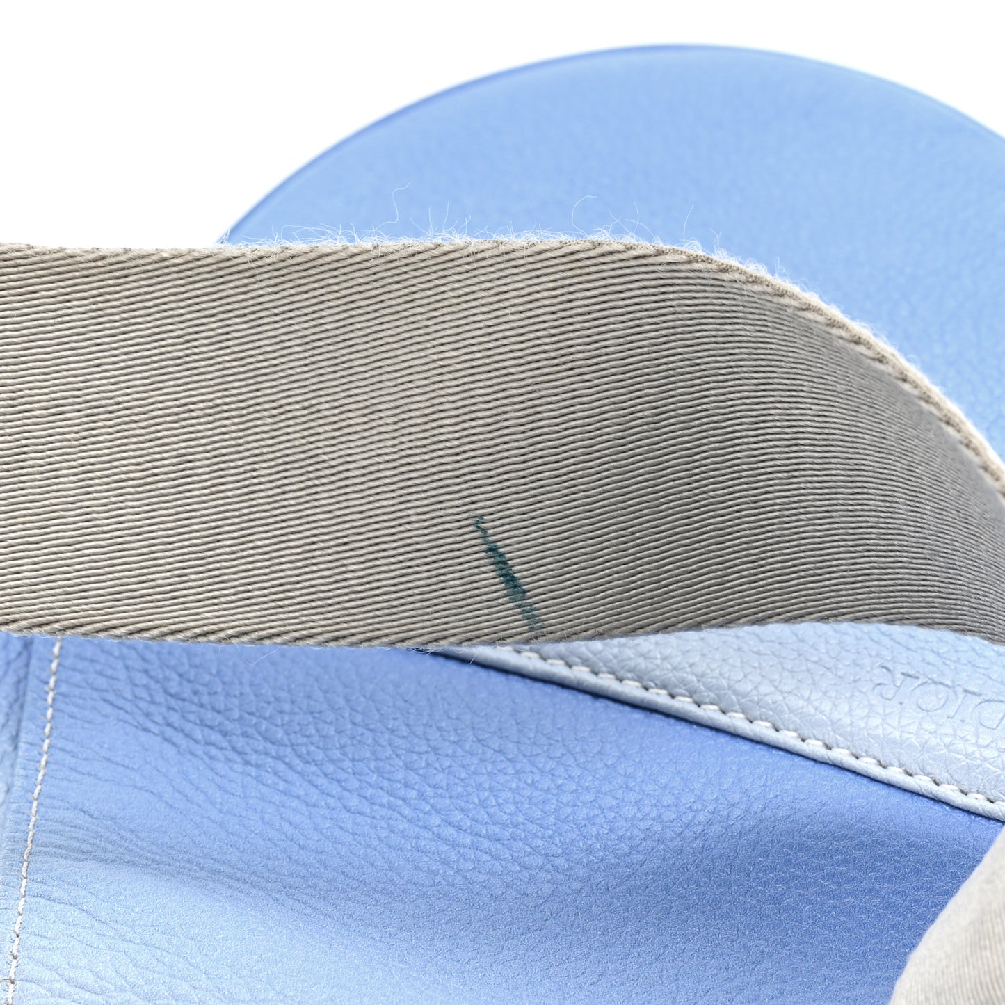 X DANIEL ARSHAM Grained Calfskin Gradient Saddle Bag Blue