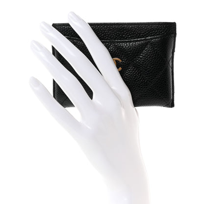 Chanel Caviar Quilted Card Holder Black 2 of 8