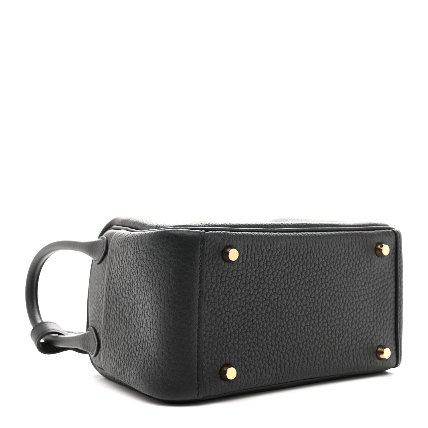 Hermes Taurillon Clemence Mini Lindy 20 Black 4 of 11
