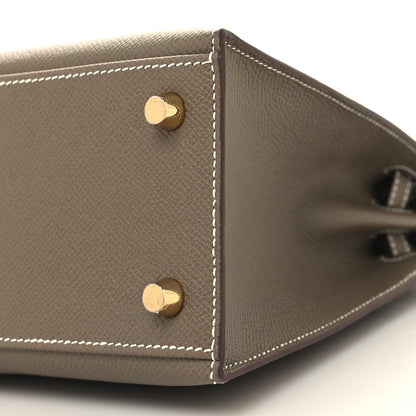 Hermes Epsom Kelly Sellier 25 Etoupe 10 of 11