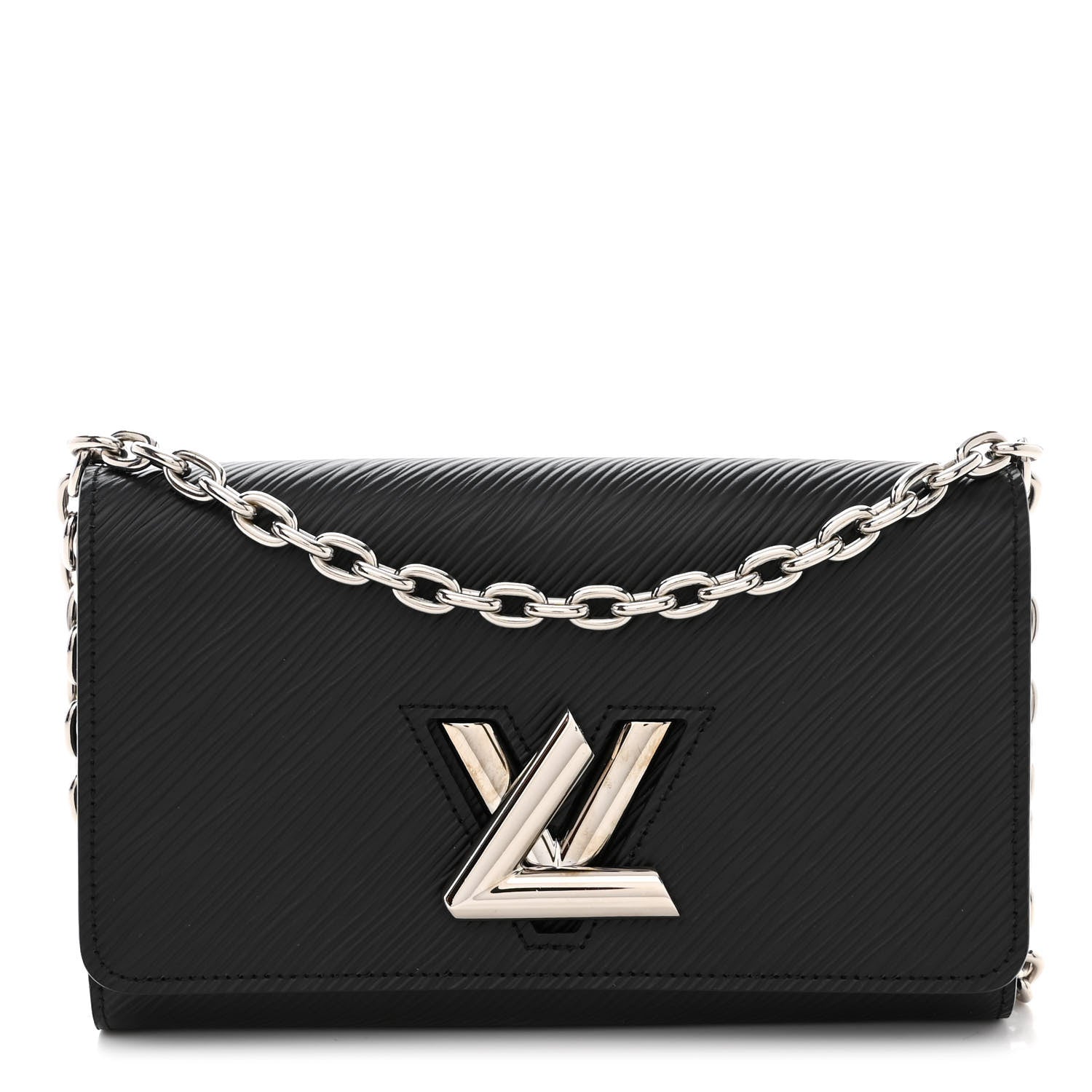 Louis Vuitton Epi Twist Chain Wallet Black 1 of 12
