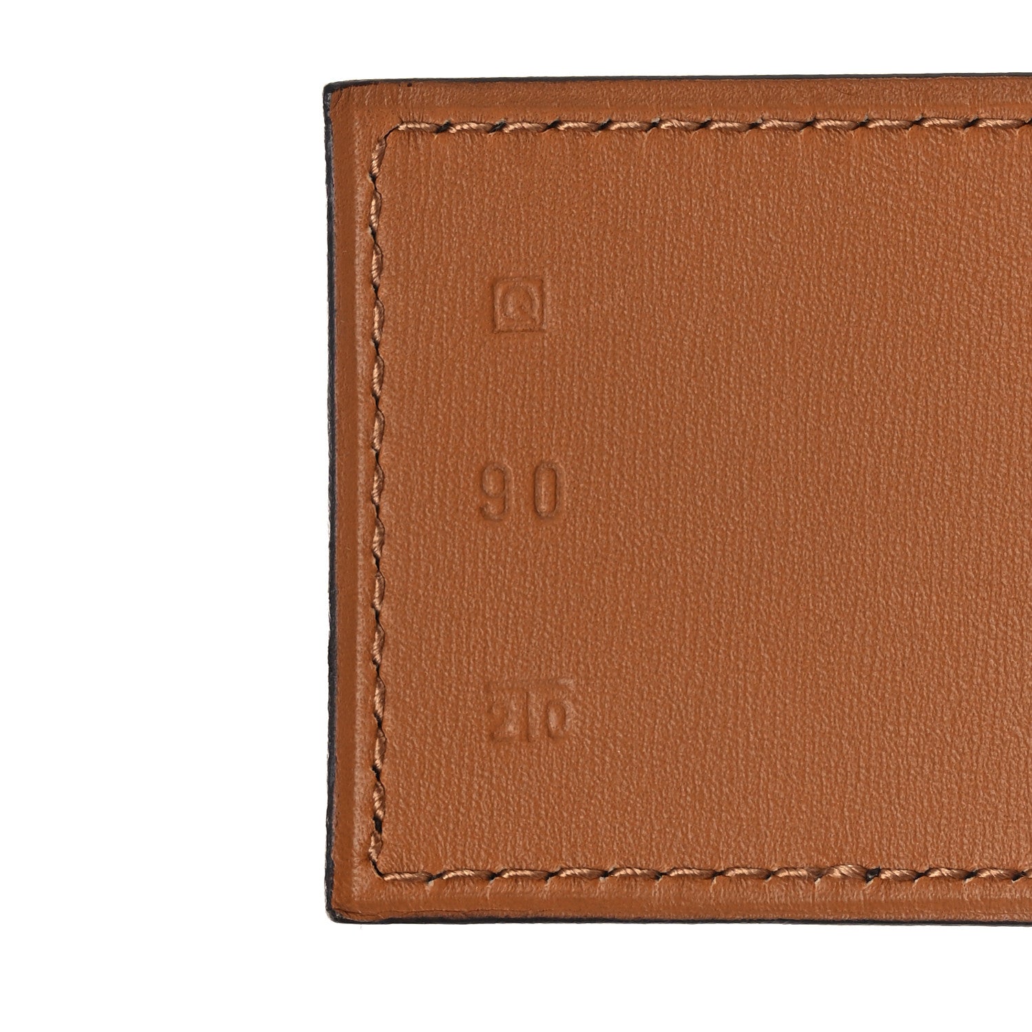 Hermes Epsom 55mm Collier De Chien CDC Belt 90 36 Etain 6 of 6