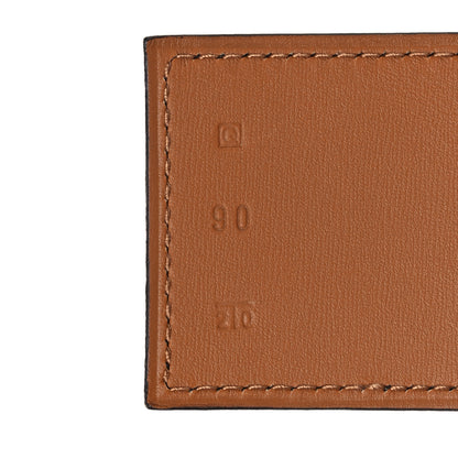 Hermes Epsom 55mm Collier De Chien CDC Belt 90 36 Etain 6 of 6