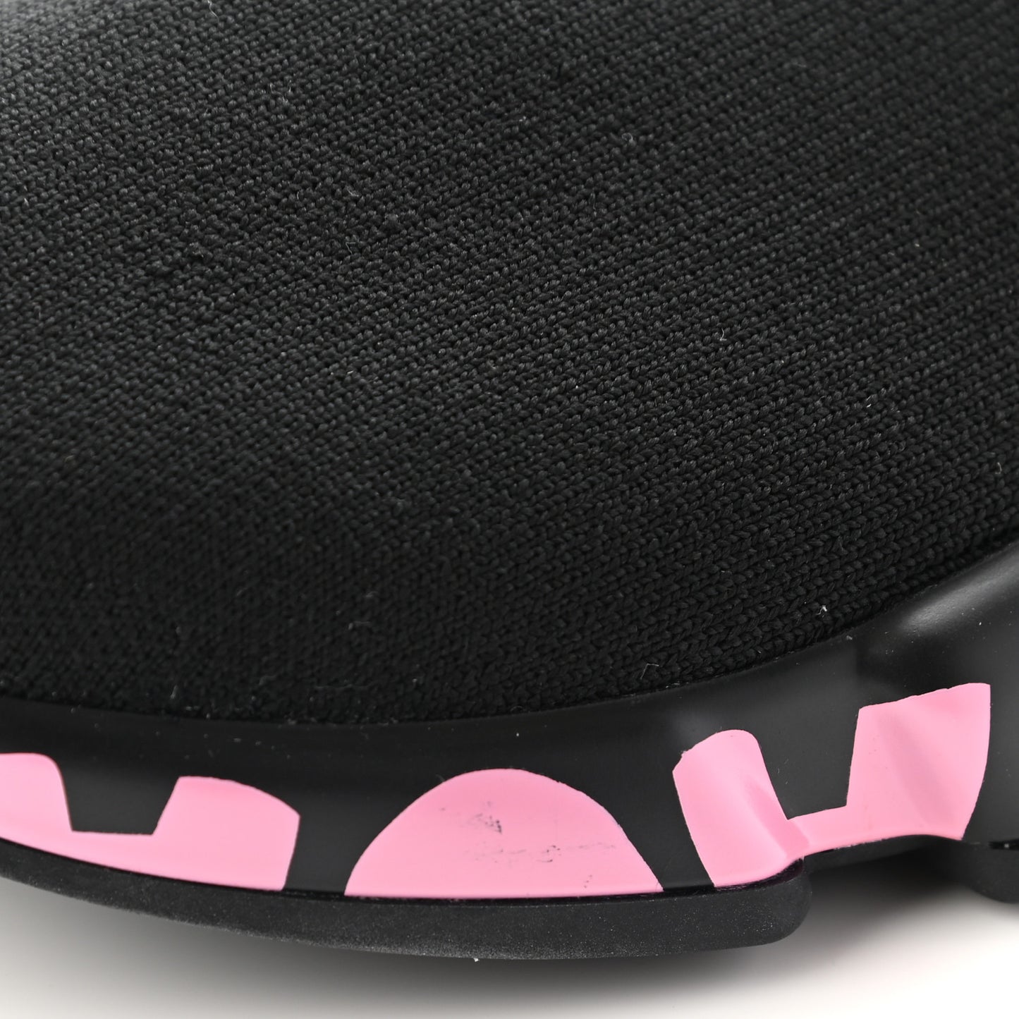 Recycled Knit Womens Speed Graffiti Sneakers 39 Black Pink