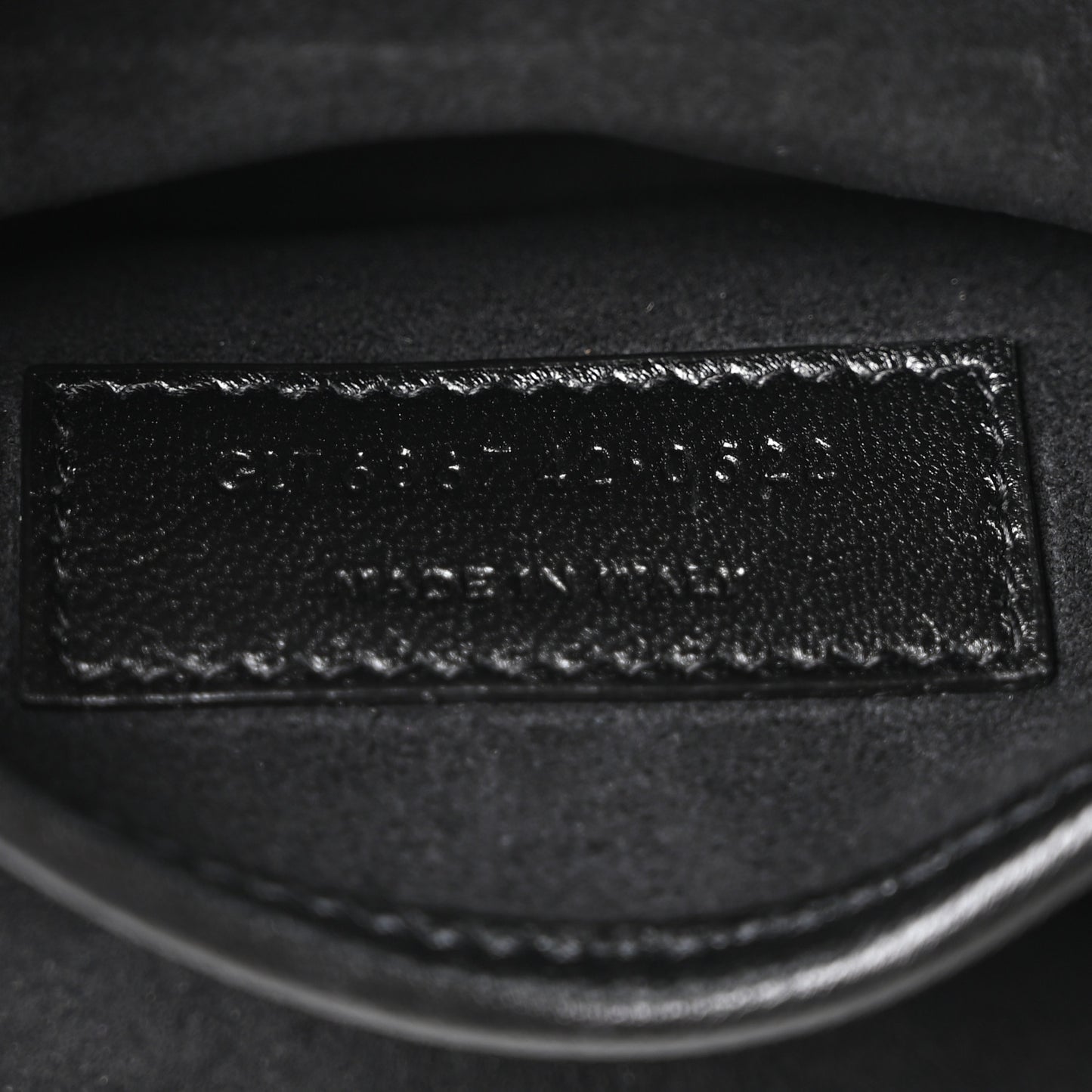 Smooth Calfskin Small Charlie Shoulder Bag Black