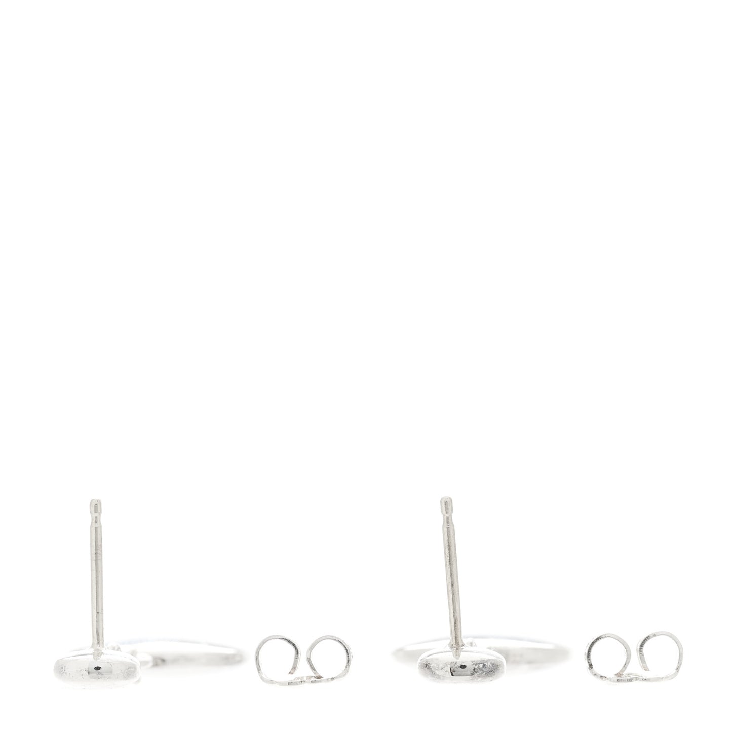 Sterling Silver Round Drop Earrings