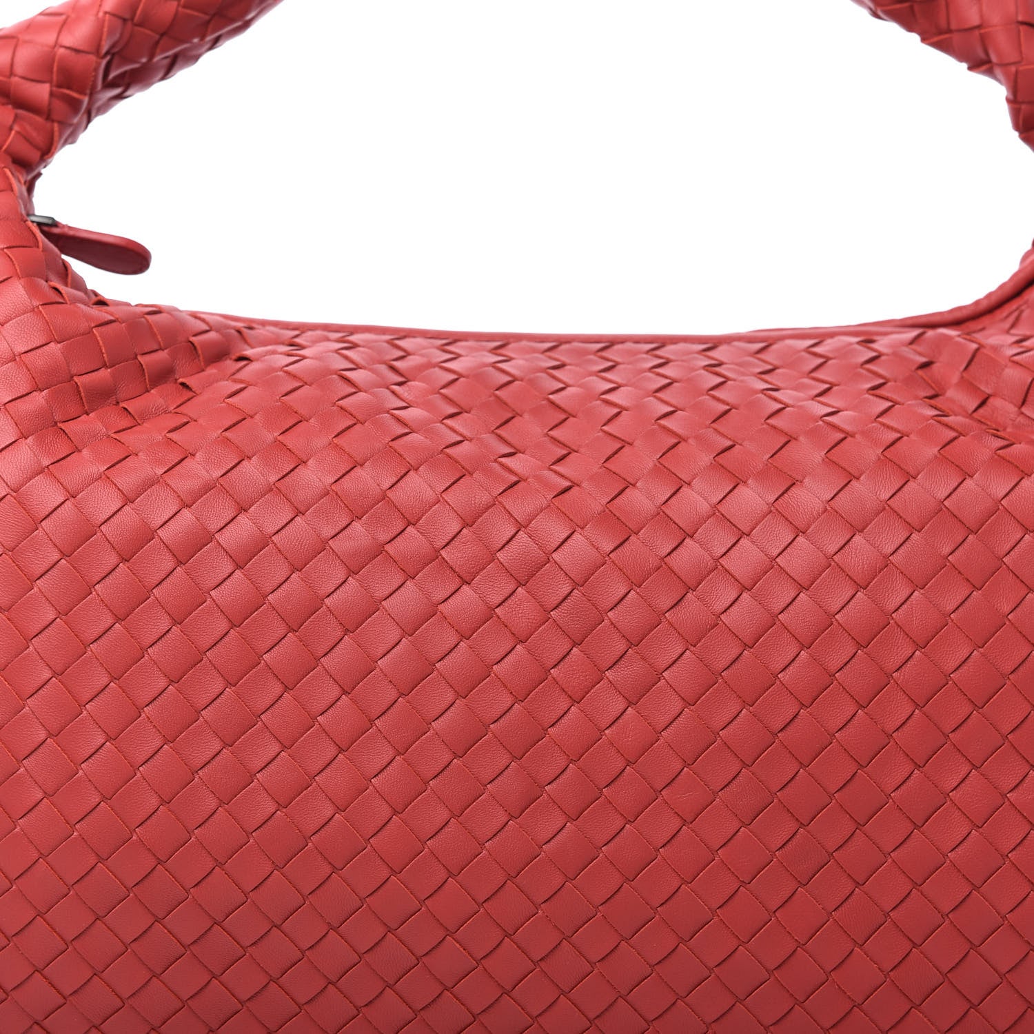 Bottega Veneta Nappa Intrecciato Large Veneta Hobo Red 10 of 10