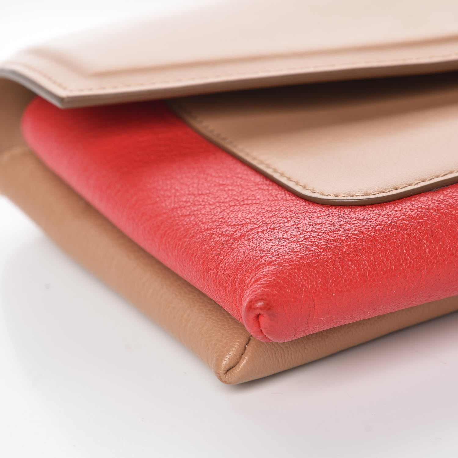Givenchy Calfskin Duetto Crossbody Beige Red 8 of 9