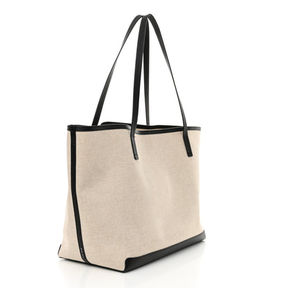 The Row Canvas Calfskin Park Tote Beige Black 3 of 12