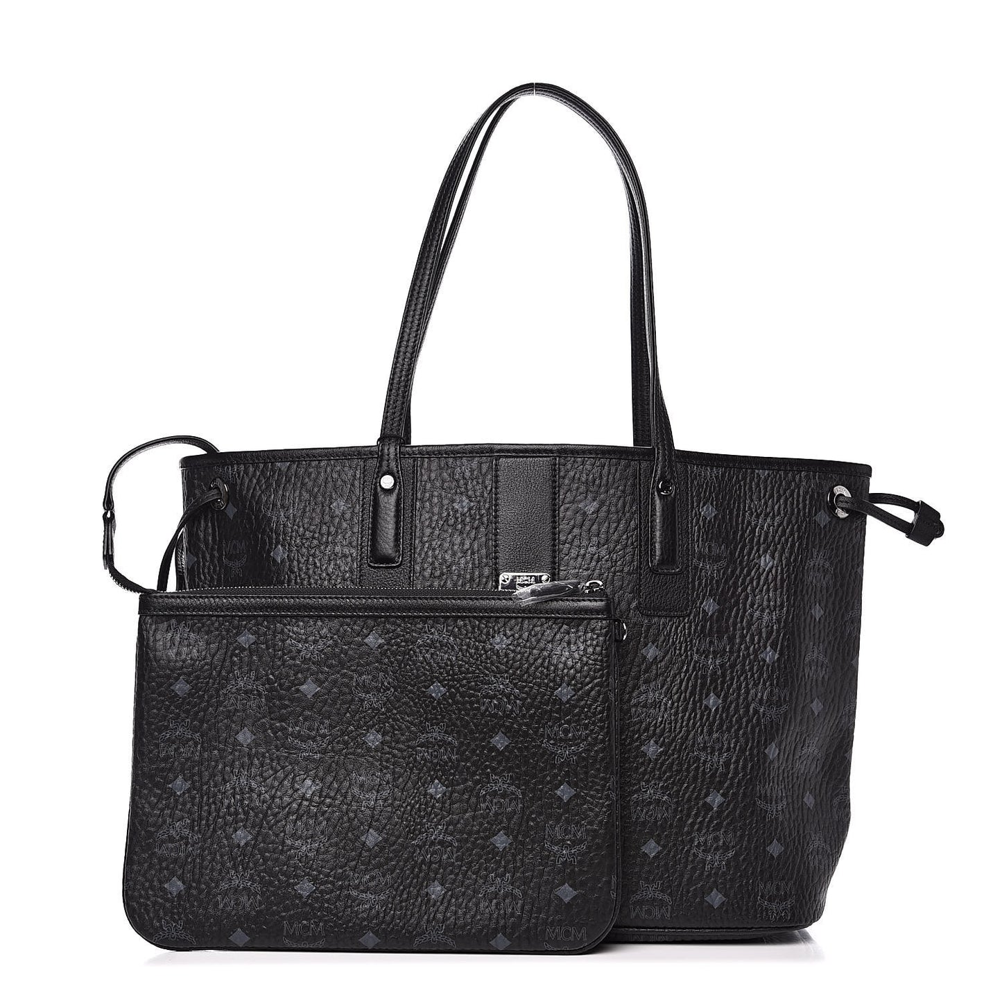 Visetos Large Liz Reversible Shopper Tote Black