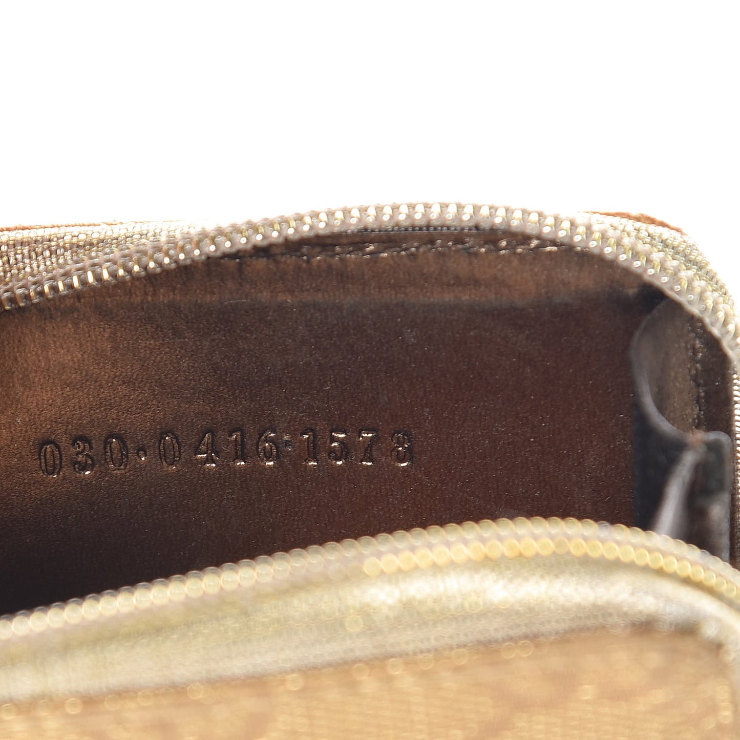 Monogram Zip Around Coin Purse Gold